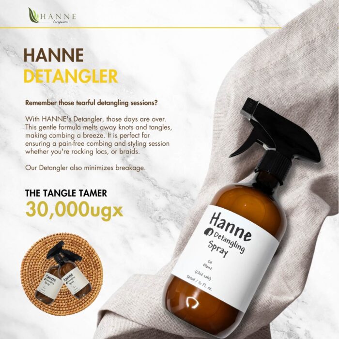Hanne Detangler Hair Spray, 500mls - Image 3